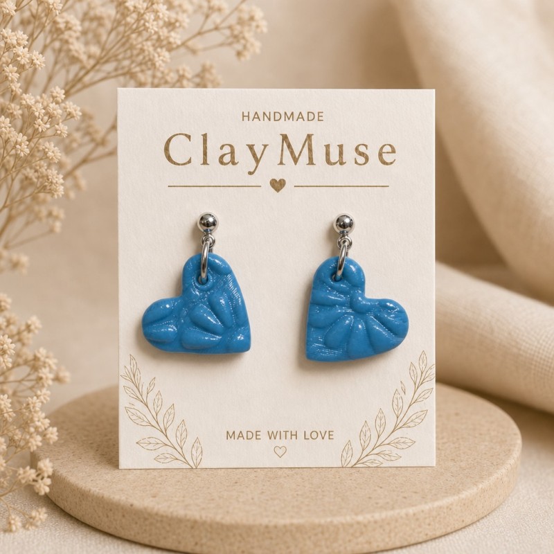 Blue Blossom Hearts