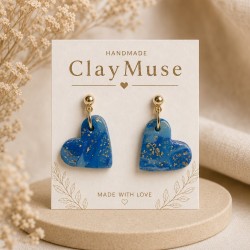 Blue Gold Hearts