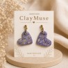 Lavender Gold Hearts
