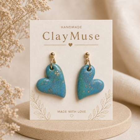 Aqua Spark Hearts