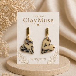 Smoky Cream Hearts