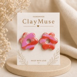 Candy Bloom Hoops