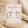 Silver Loop Hoops