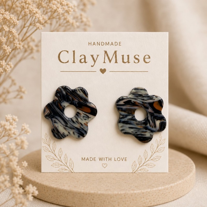 Smoky Amber Blooms