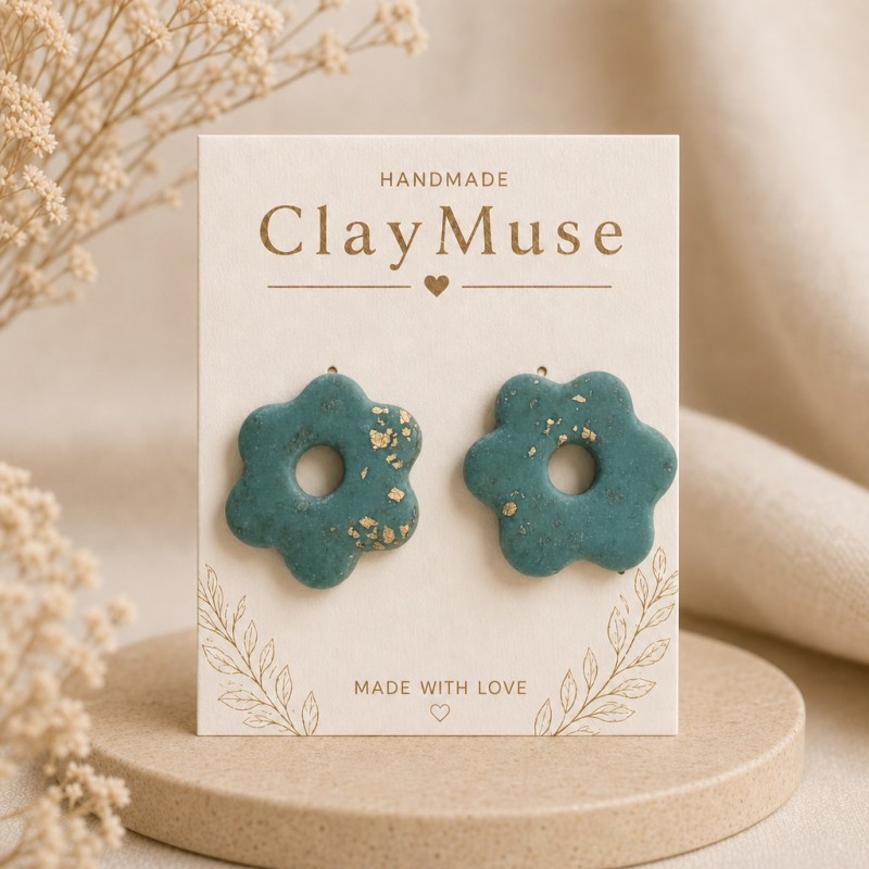 Teal Meadow Blooms