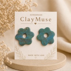 Teal Garden Blooms