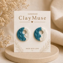 Teal Leaf Circles