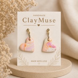 Blush Marble Hearts