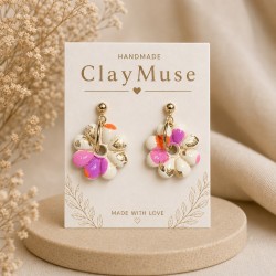 Candy Bloom Hoops