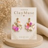 Candy Bloom Hoops
