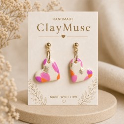 Coral Berry Hearts