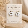 Pearl Bloom Hoops