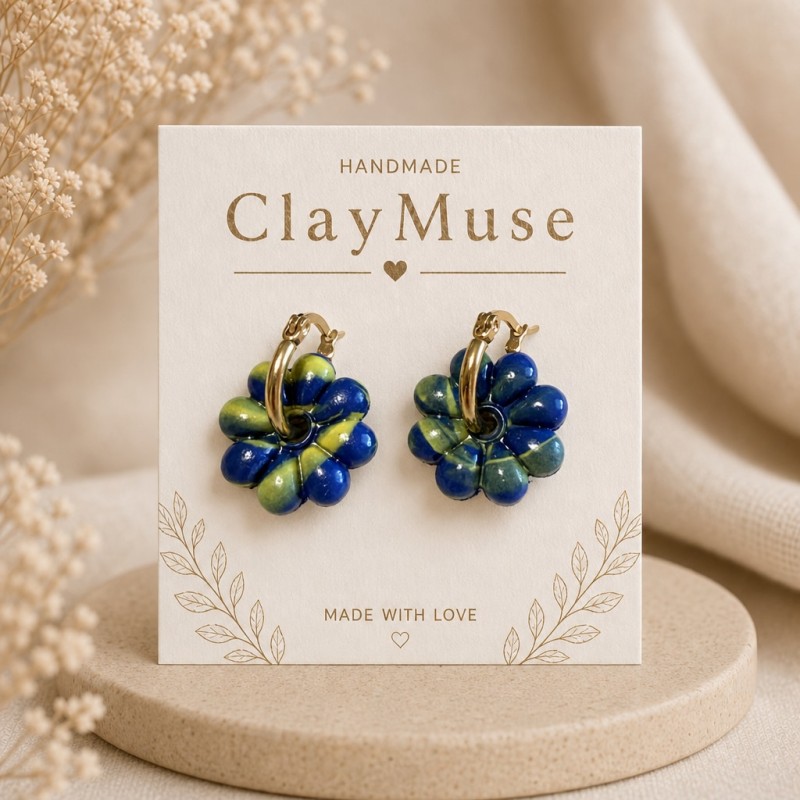 Mossy Blue Blooms