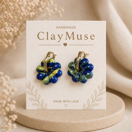 Mossy Blue Blooms