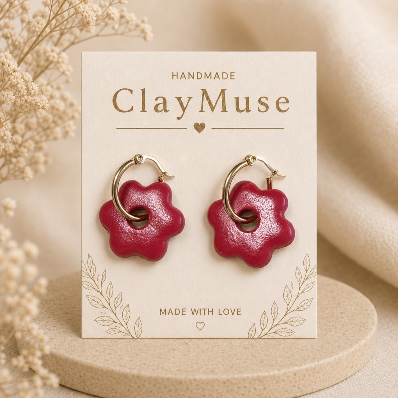 Berry Bloom Hoops