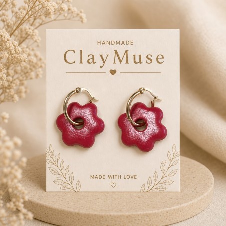 Berry Bloom Hoops
