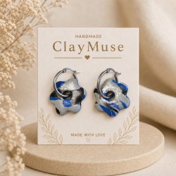 Stormy Blue Blooms